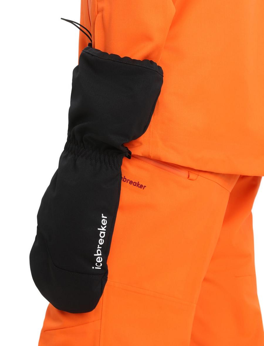 Icebreaker Unisex MerinoLoft™ Mittens Naisten Käsineet Mustat | FI 1493TCEV